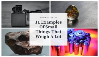 11 Examples Of Something Small That Weigh A lot – Measuring Stuff